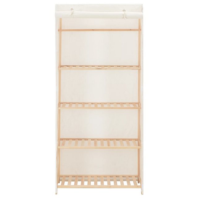 vidaXL Kleiderschrank Kleiderschrank Stoffschrank Weiß 79 x 40 x 170 cm Sto günstig online kaufen