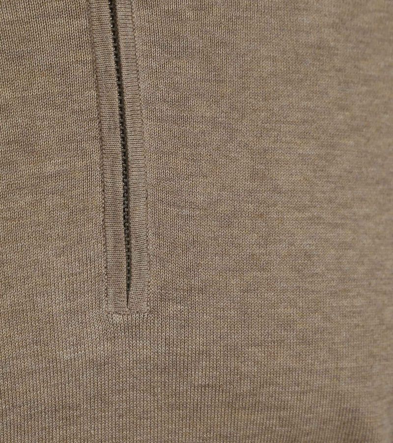 Profuomo Half Zip Pullover Luxury Beige - Größe L günstig online kaufen