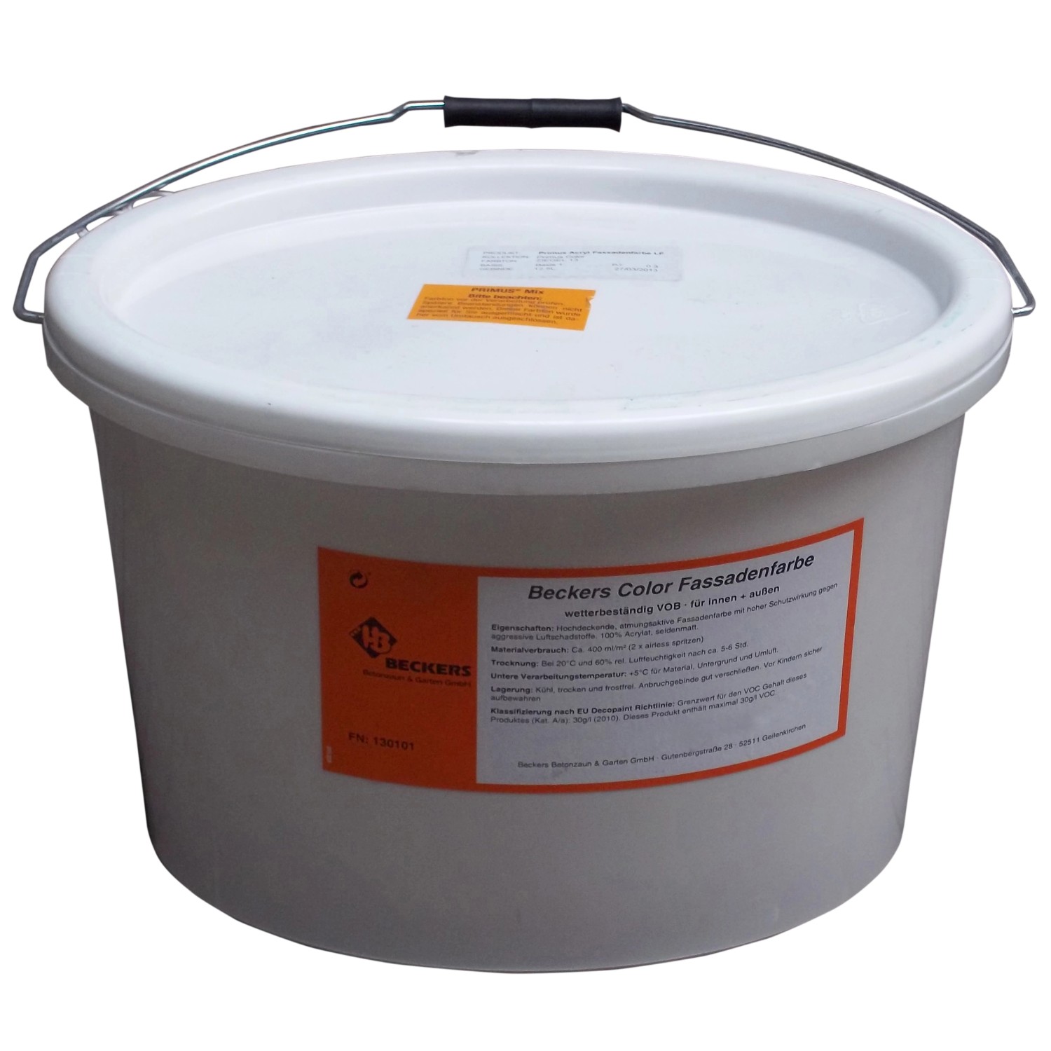 Beckers Betonzaun Acrylfarbe 5 l Schokolade günstig online kaufen