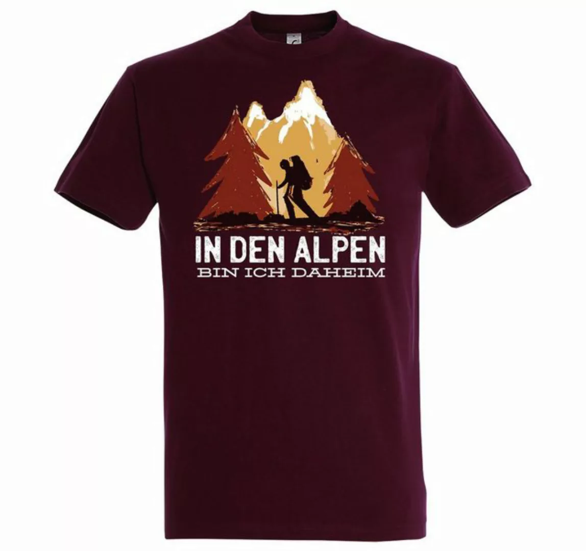 Youth Designz T-Shirt In Den Alpen Bin Ich Daheim Herren Shirt mit trendige günstig online kaufen