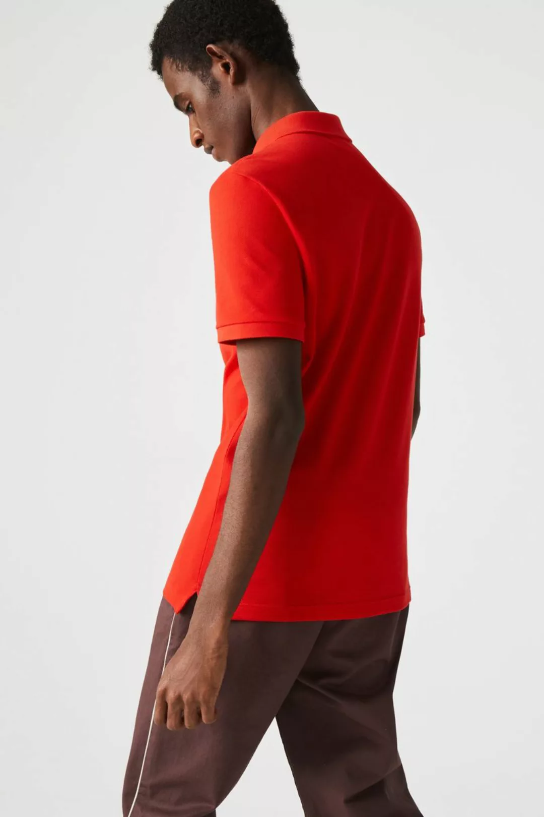 Lacoste Poloshirt Pique Rot - Größe M günstig online kaufen