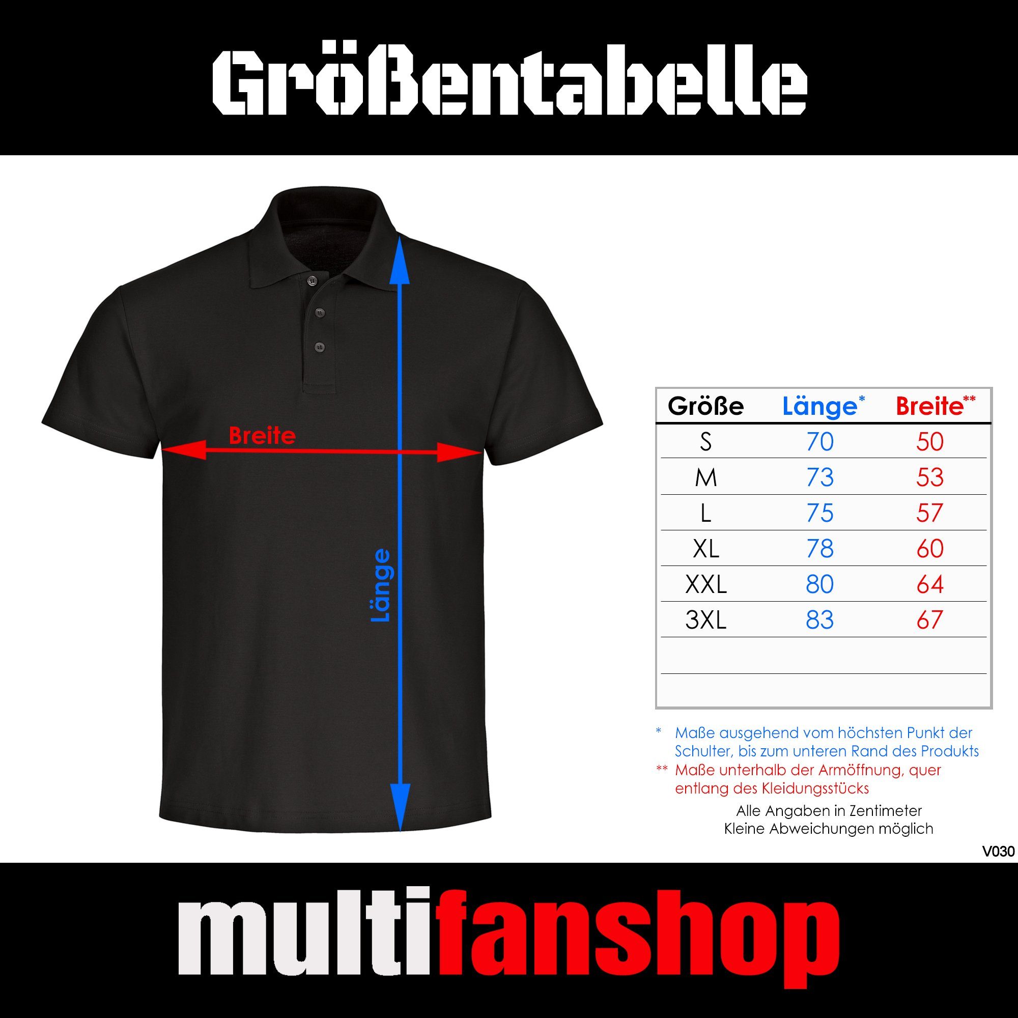 multifanshop Poloshirt Kaiserslautern - Herzschlag - günstig online kaufen