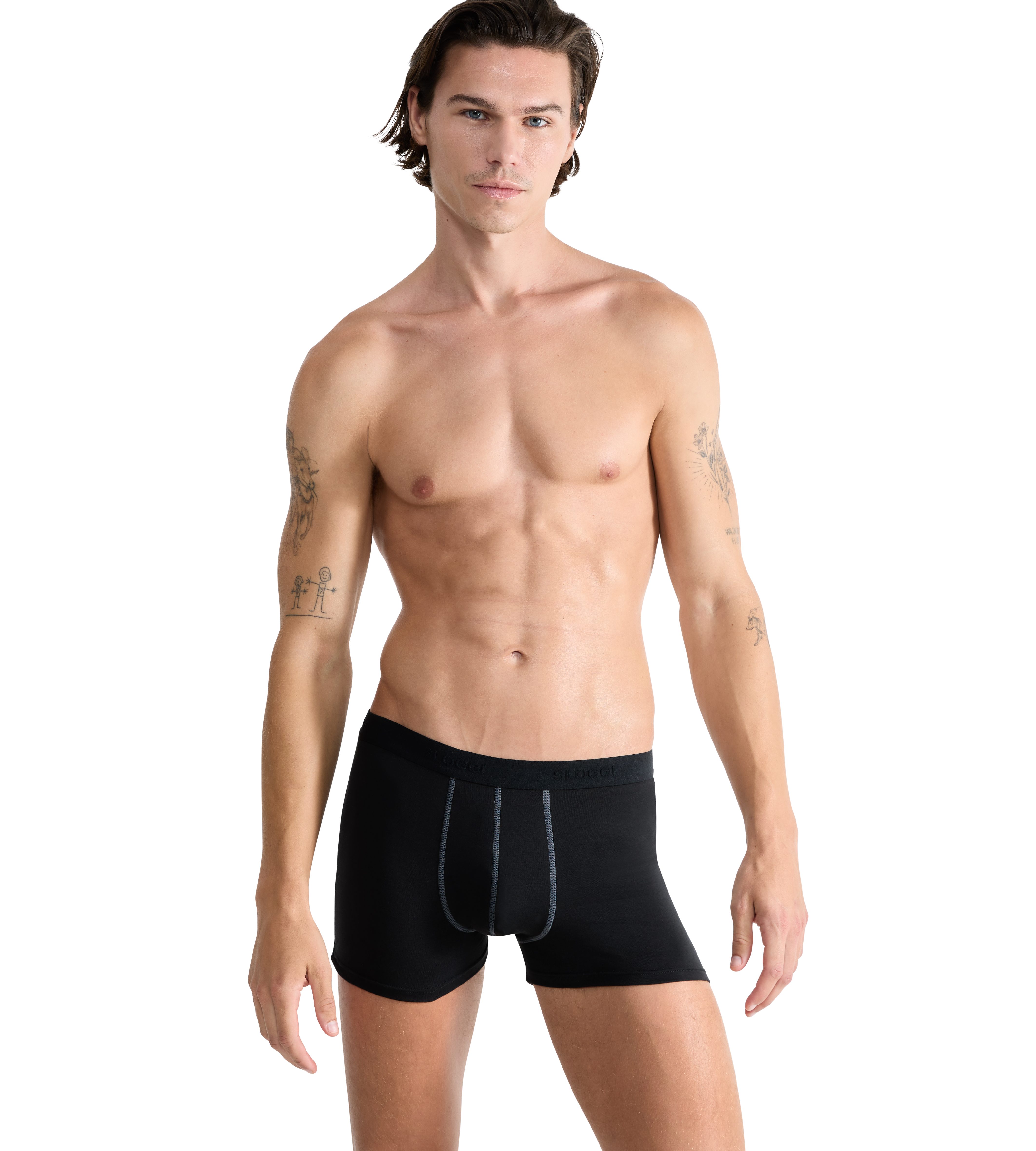 sloggi Boxer "Men 24/7", (2er Pack), weich, atmungsaktiv, Baumwollmix, elas günstig online kaufen
