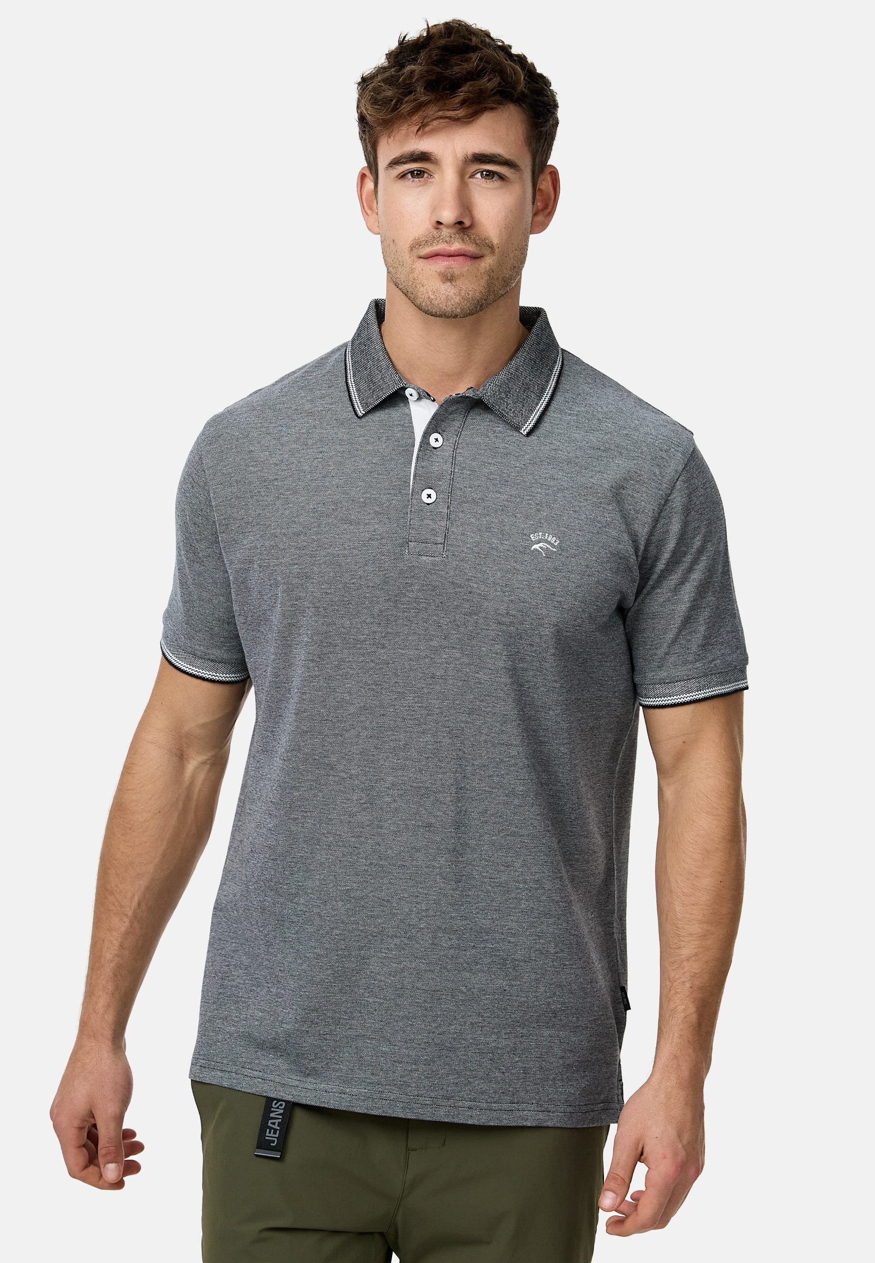 Indicode Poloshirt INSan Jose 100% Baumwolle günstig online kaufen