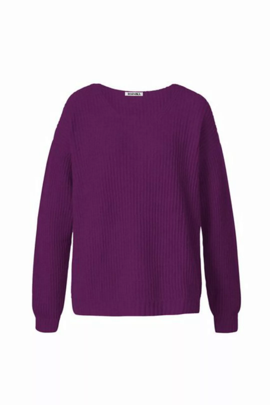 DAINIKA Wollpullover Warmer Damen Strickpullover aus Yakwolle mit Bündchen günstig online kaufen