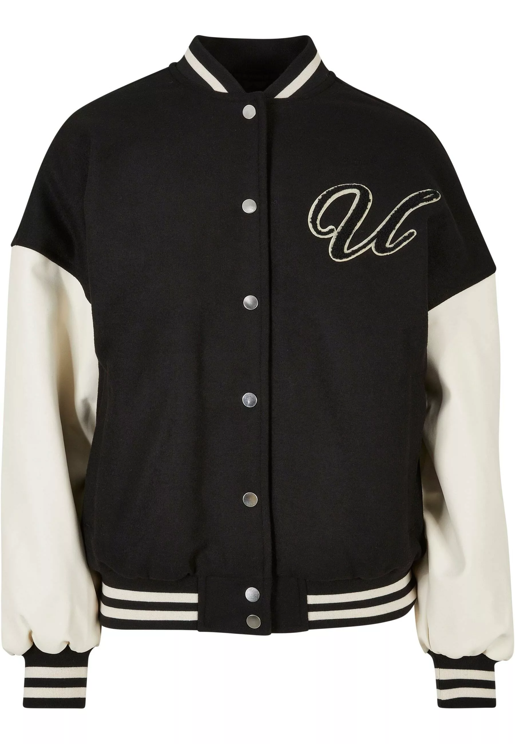 URBAN CLASSICS Collegejacke "Urban Classics Damen Ladies Oversized Big U Co günstig online kaufen