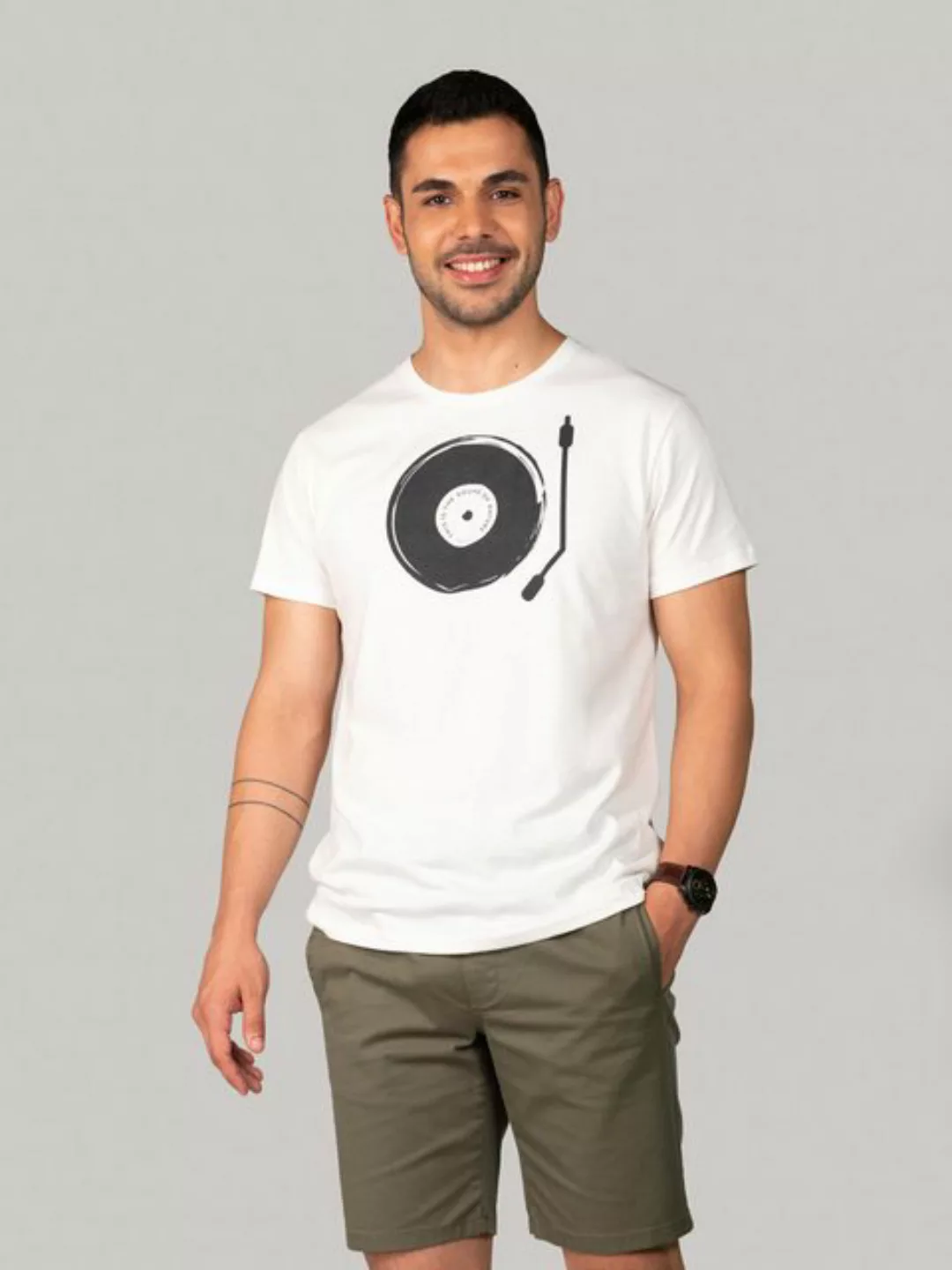BLUVERD Kurzarmshirt T-Shirt mit Grafik (Klang der Natur) günstig online kaufen