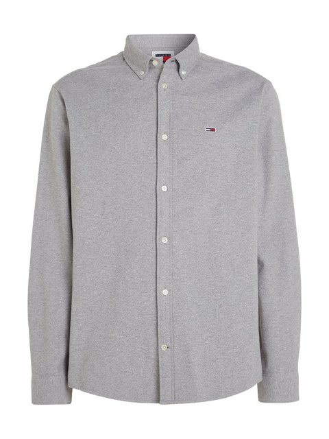 Tommy Jeans Langarmhemd TJM REG BRUSHED GRINDLE SHIRT mit Button-down-Krage günstig online kaufen