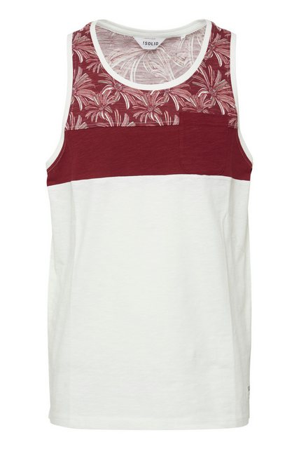 !Solid Tanktop SDFlo ärmelloses Shirt mit Blumen-Print günstig online kaufen