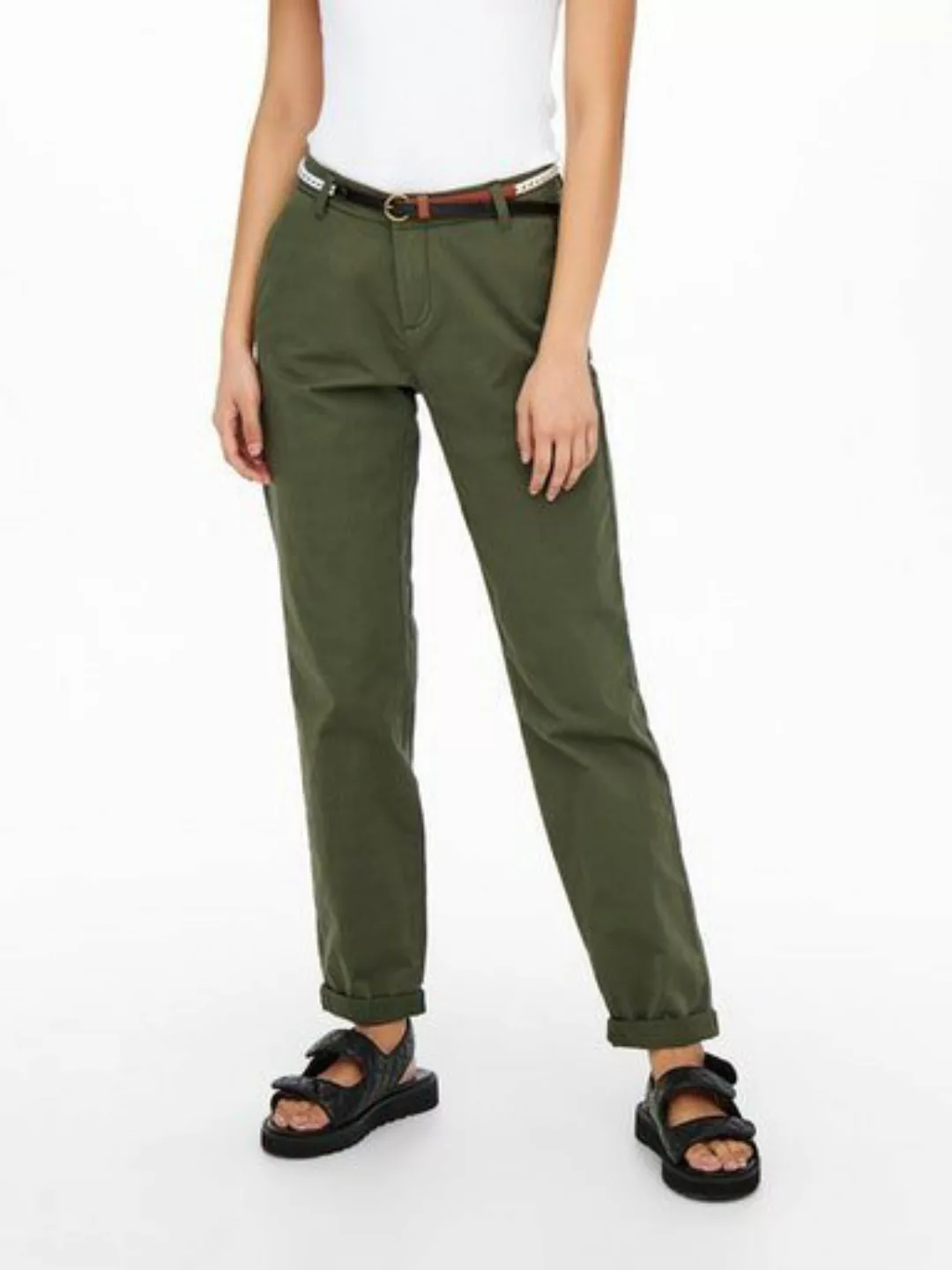 ONLY Chinohose ONLBIANA COTTON BELT CHINO CC PNT günstig online kaufen