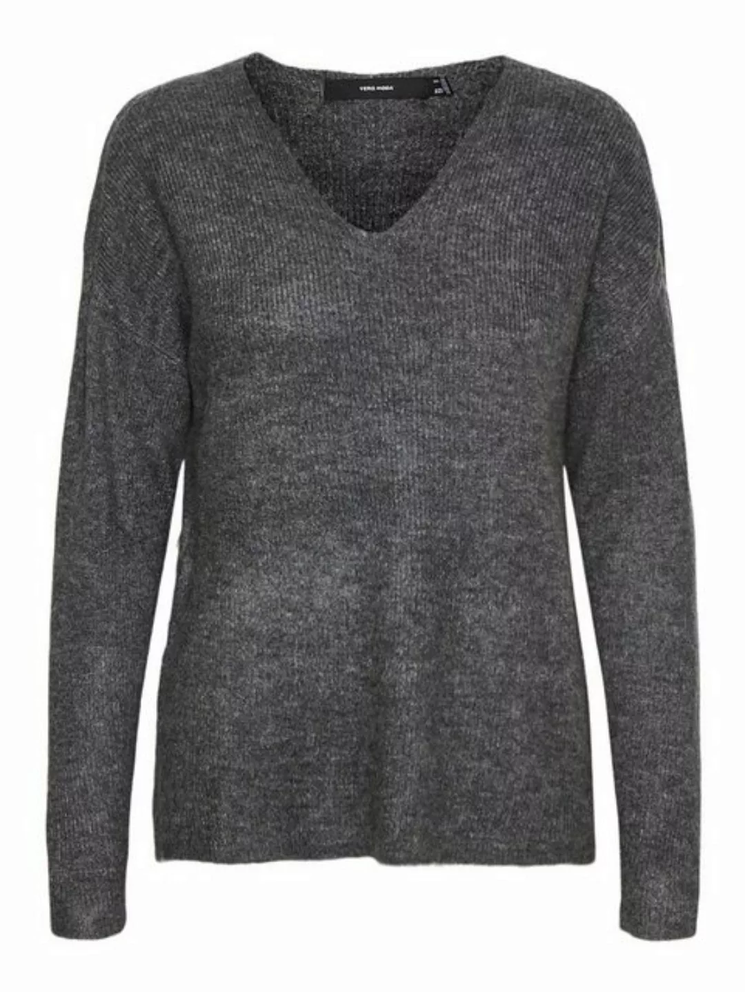 Vero Moda Damen Strickpullover VMCREWLEFILE LS V-NECK günstig online kaufen