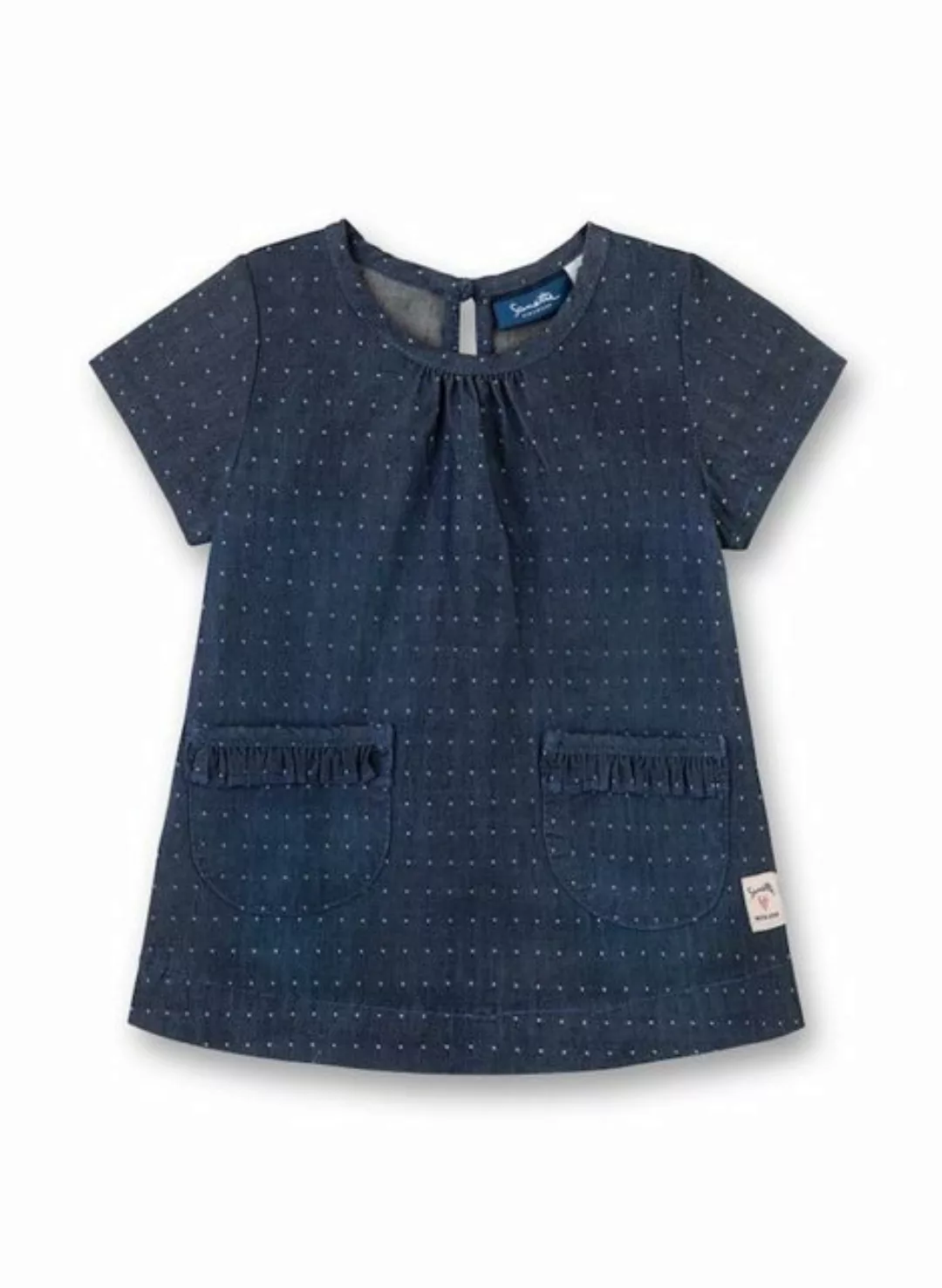 Sanetta A-Linien-Kleid Sanetta Denim Kleid mit Punkten (74) günstig online kaufen