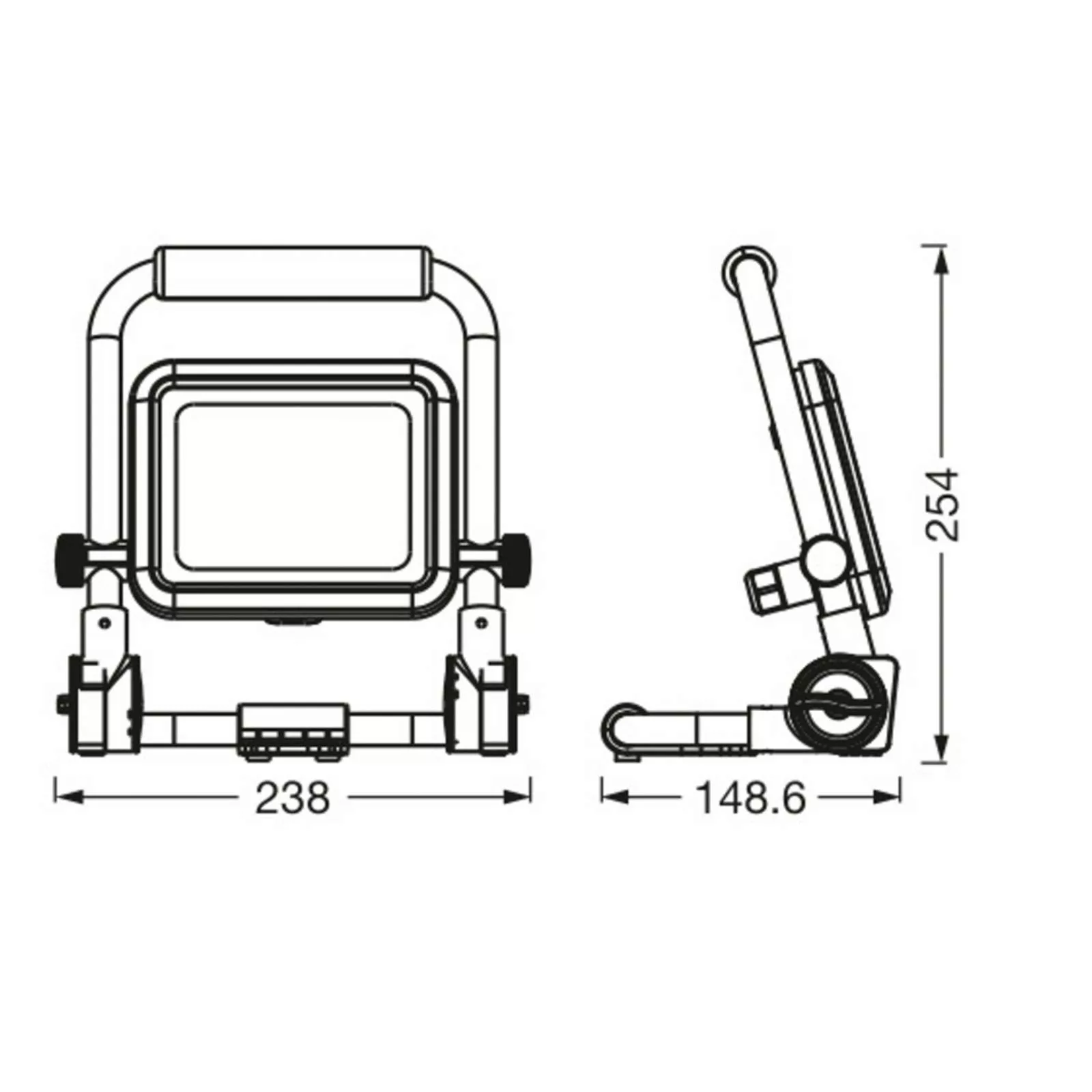 Ledvance LED-Worklight Value R-Stand Strahler 20W günstig online kaufen