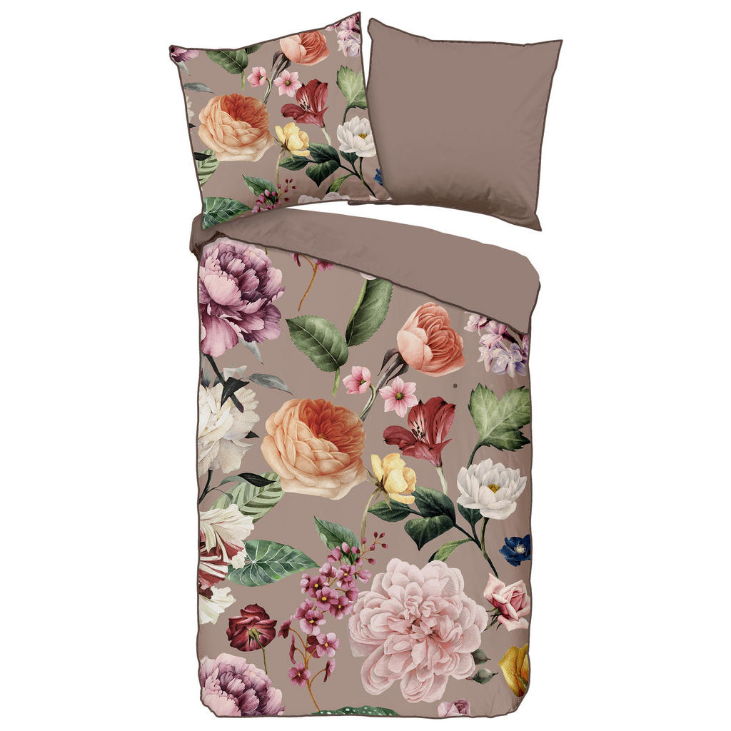 Baumwoll Bettwäsche Fiori Satin günstig online kaufen