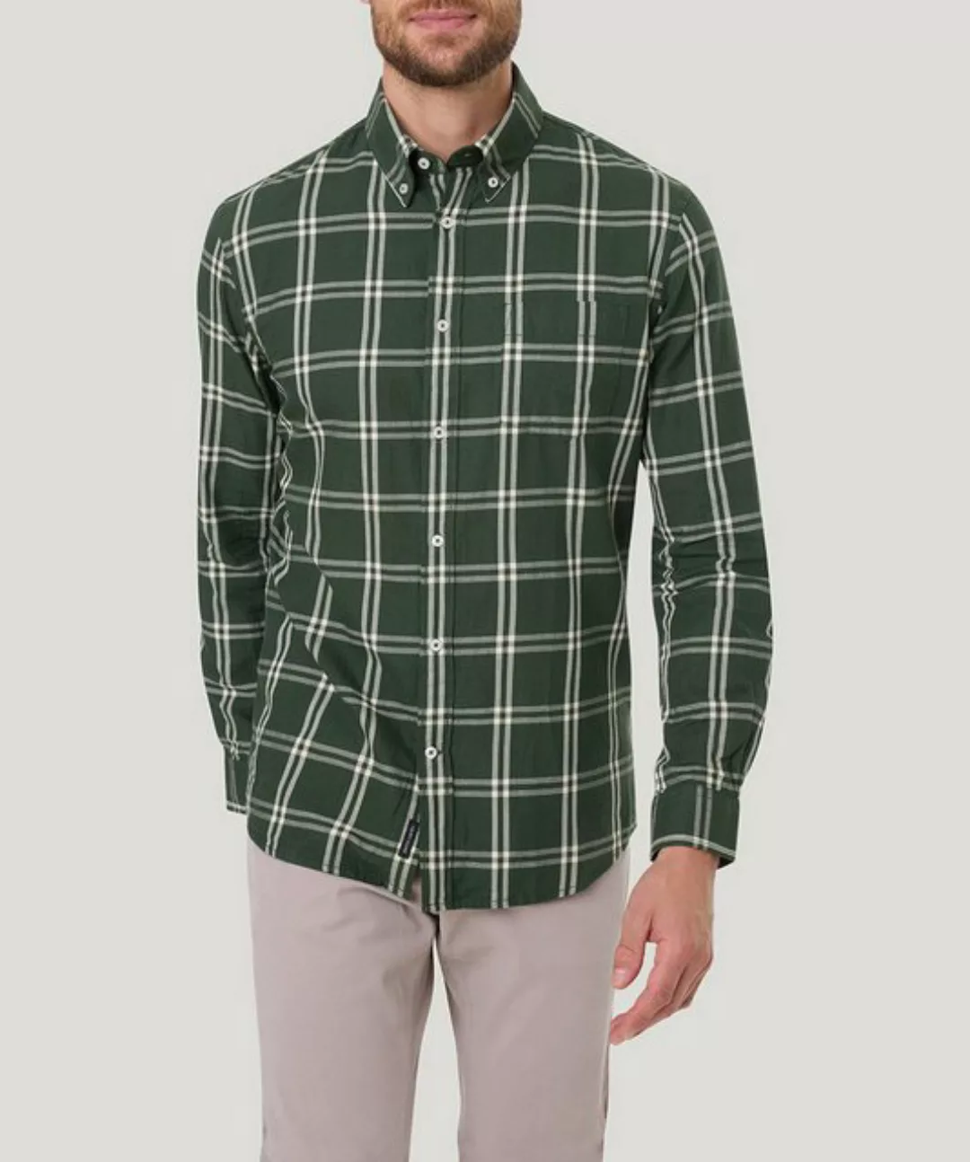 Pierre Cardin Karohemd mit Button-down-Kragen, Modern Fit günstig online kaufen