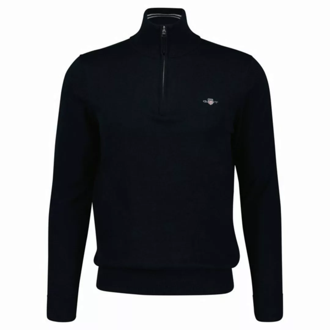 Gant Troyer "CLASSIC COTTON HALF ZIP", mit gerippten Details günstig online kaufen