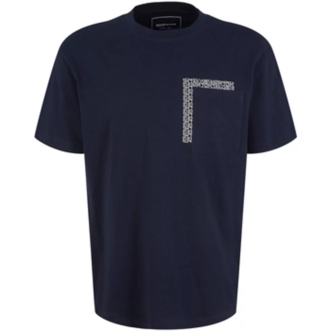 Tom Tailor  T-Shirt T-Shirt Kurzarmshirt mit Brusttasche günstig online kaufen