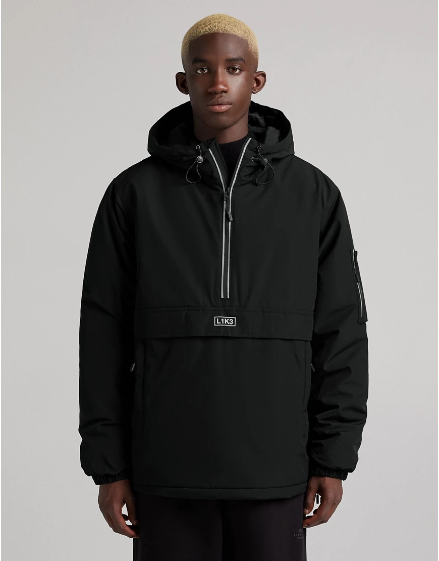 Bershka – Schwarze Windjacke günstig online kaufen