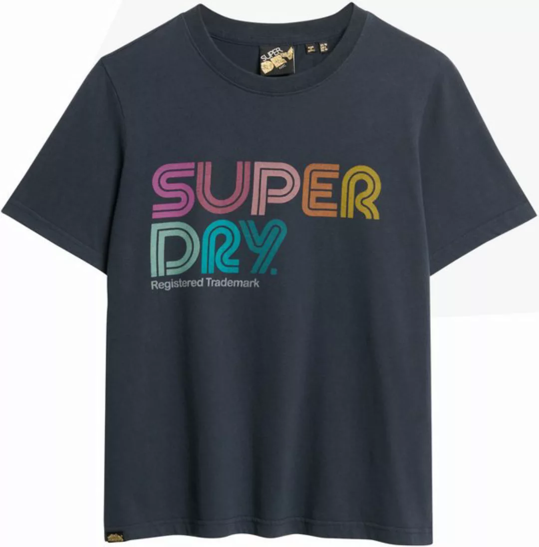 Superdry Kurzarmshirt RAINBOW LOGO RELAXED T SHIRT günstig online kaufen