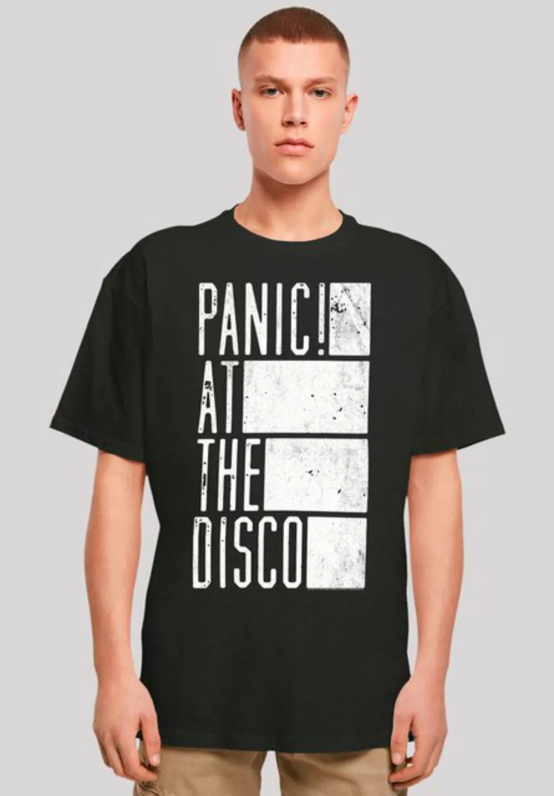 F4NT4STIC T-Shirt "Panic At The Disco Block Text", Premium Qualität günstig online kaufen