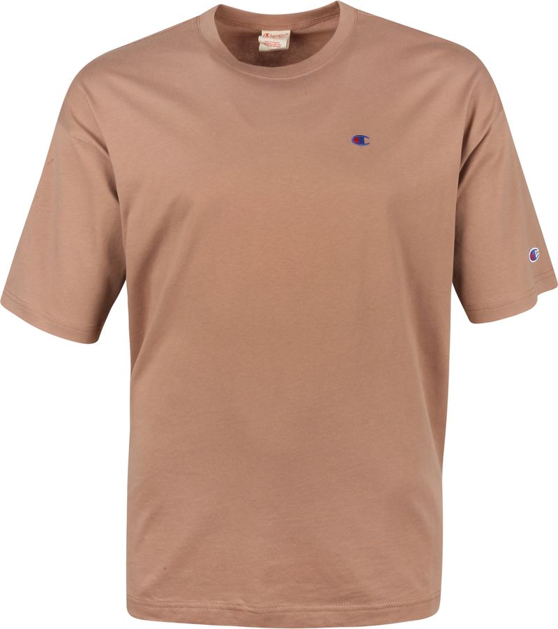 Champion T-Shirt Logo Taupe - Größe XL günstig online kaufen