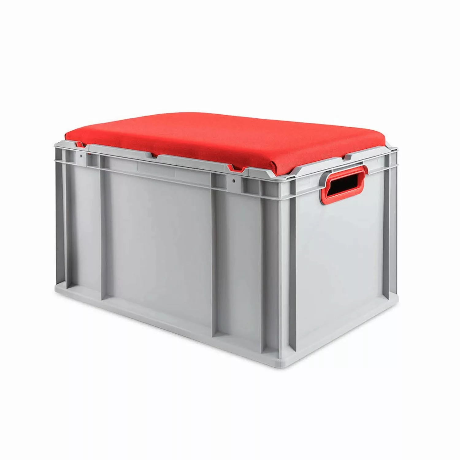 PROREGAL Eurobox NextGen Seat Box Rot HxBxT 365 x 40 x 60 cm 65 Liter Griff günstig online kaufen