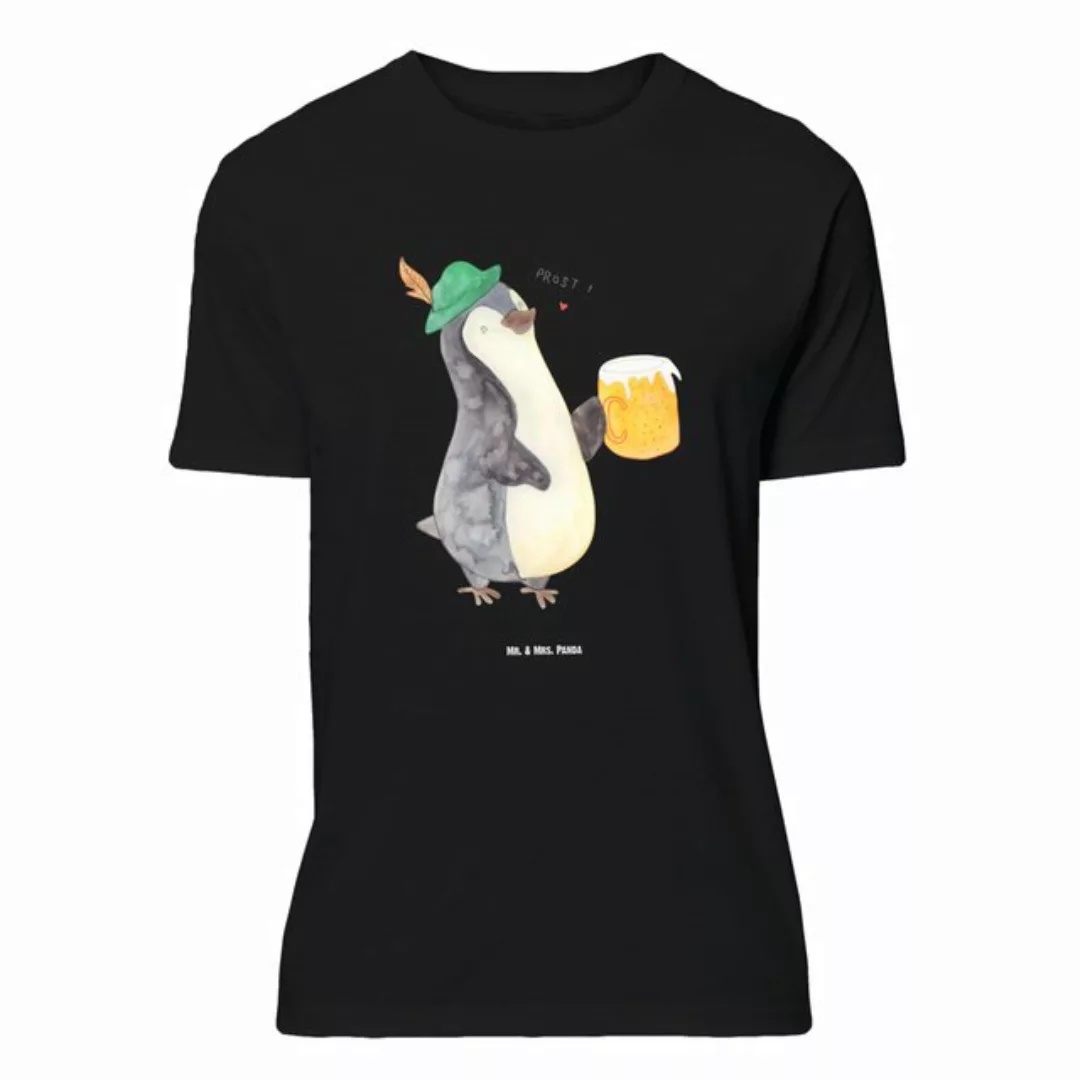 Mr. & Mrs. Panda T-Shirt Pinguin Bier - Schwarz - Geschenk, Oktoberfest, Sp günstig online kaufen