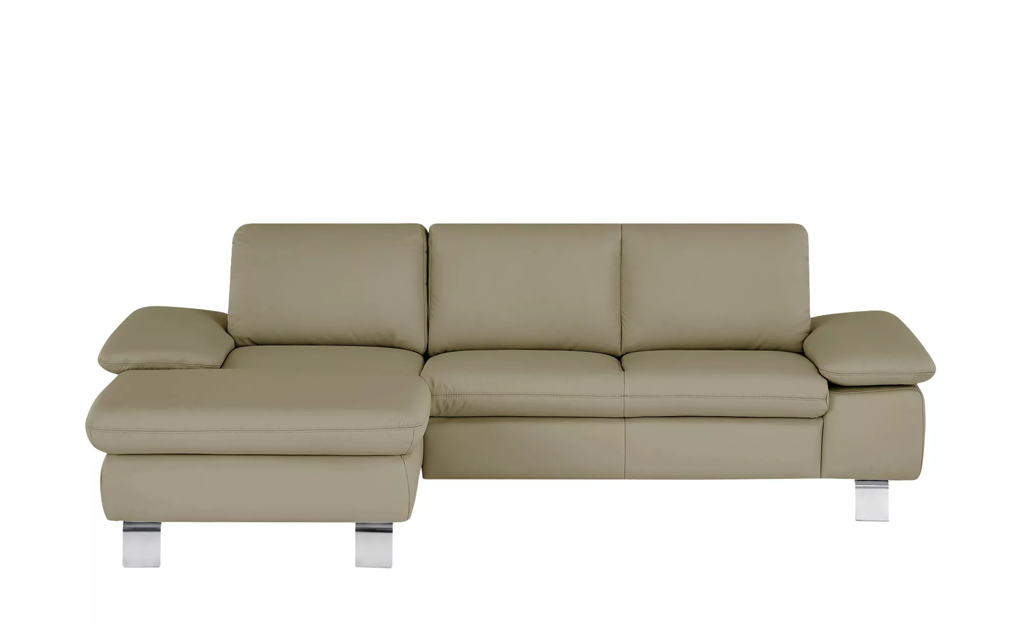 smart Ecksofa  Finola - beige - 80 cm - Polstermöbel > Sofas > Ecksofas - M günstig online kaufen