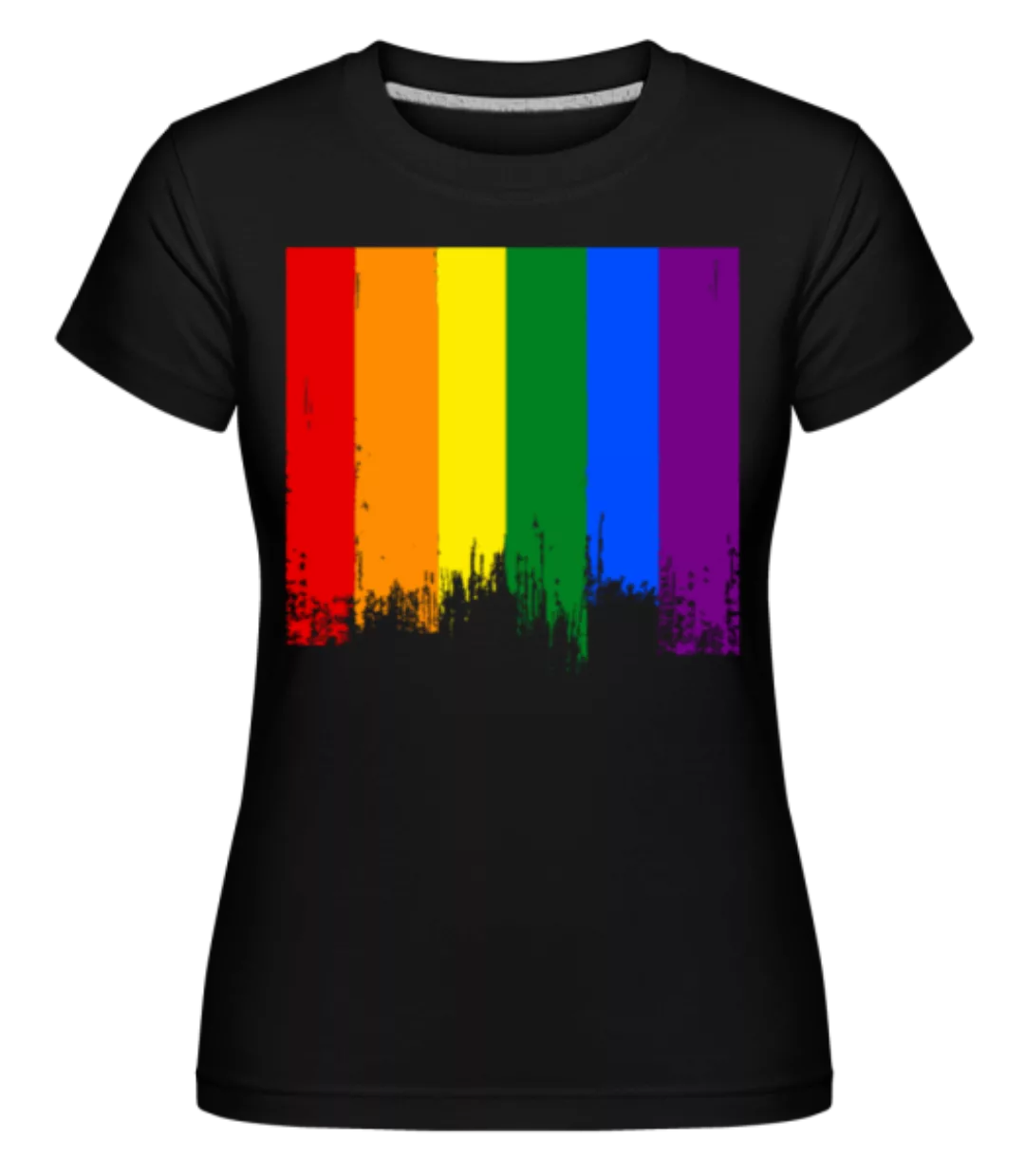 LGBTQ Pinselstrich · Shirtinator Frauen T-Shirt günstig online kaufen