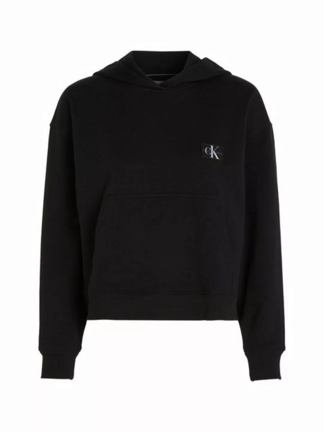 Calvin Klein Jeans Kapuzensweatshirt WOVEN LABEL HOODIE günstig online kaufen