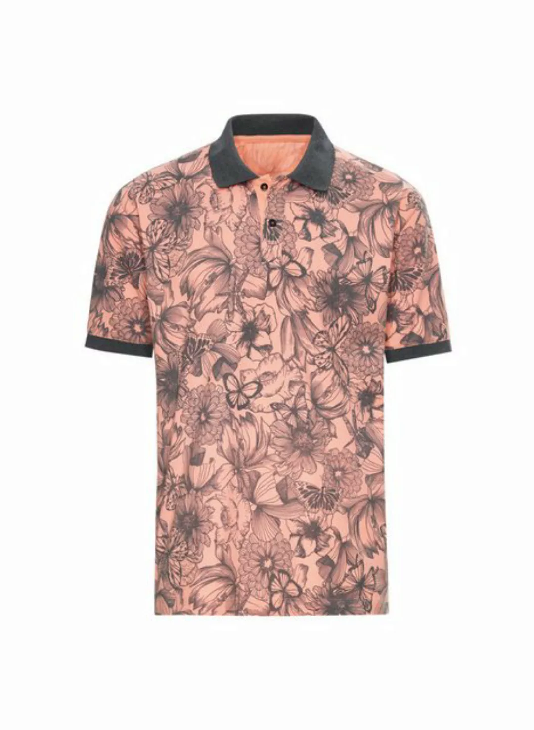 Trigema Poloshirt TRIGEMA Poloshirt mit trendigem Allover-Print (1-tlg) günstig online kaufen