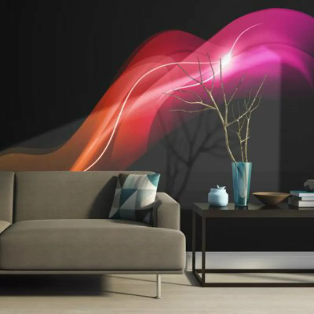 artgeist Fototapete Abstract colorful jellyfish mehrfarbig Gr. 400 x 309 günstig online kaufen