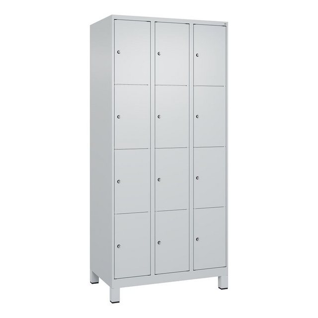 C+P Garderobenschrank Fächerschrank Classic Plus, 4 Fächer übereinander, Ab günstig online kaufen