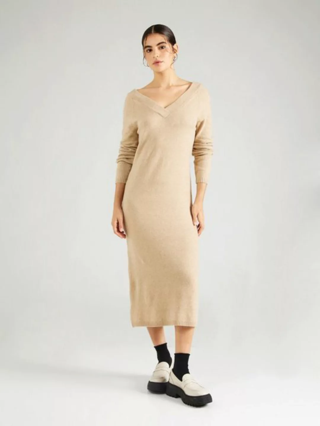 ONLY Strickkleid "ONLJEANETT LIFE LS V-NECK DRESS CC KNT" günstig online kaufen