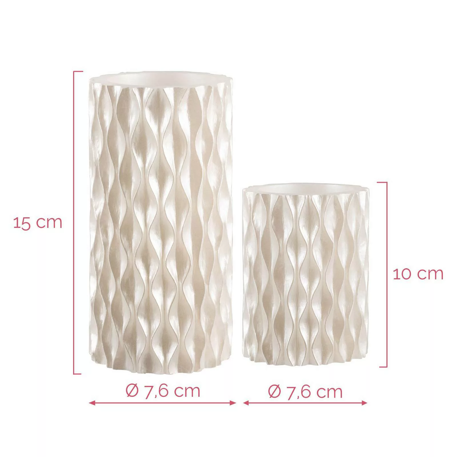 Pauleen Cosy Pearl Candle LED-Kerze 2er Set günstig online kaufen