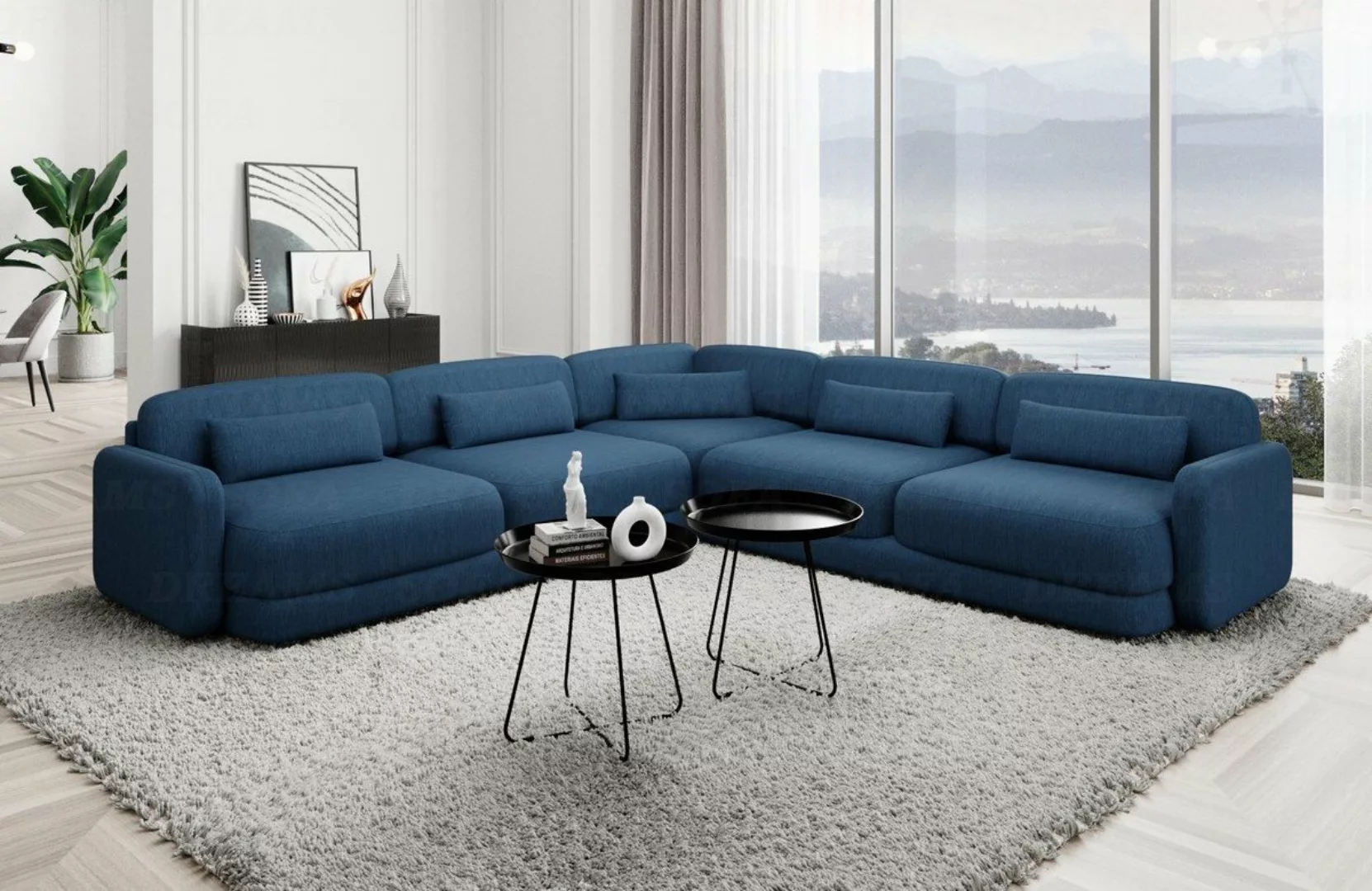 Sofa Dreams Ecksofa Polster Ecksofa Stoff Modern Eck Couch Eckcouch Valenci günstig online kaufen