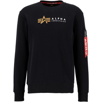 Alpha Industries  Sweatshirt Alpha Label Sweatshirt - black günstig online kaufen
