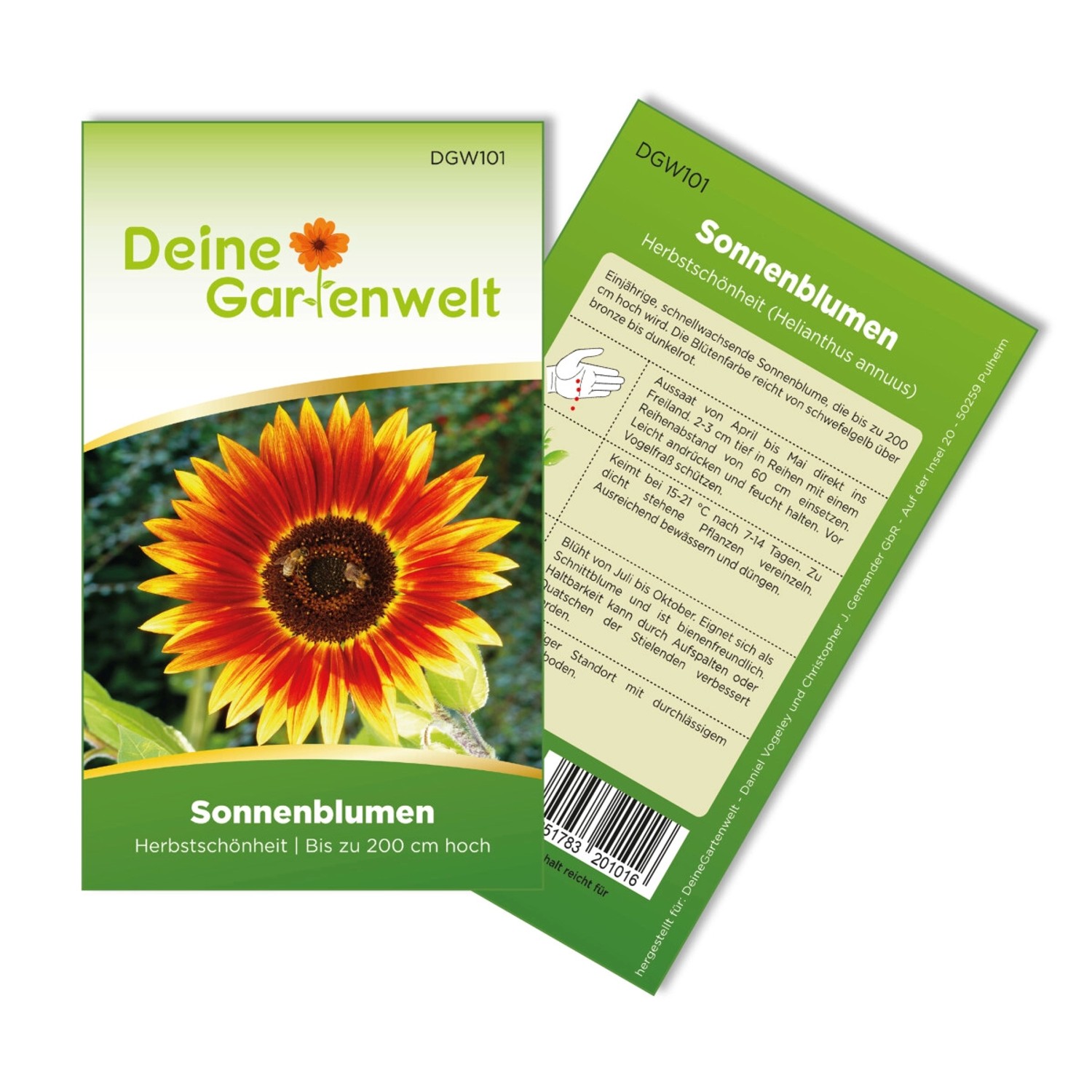 Deine Gartenwelt Sonnenblumen Herbstschönheit Samen günstig online kaufen