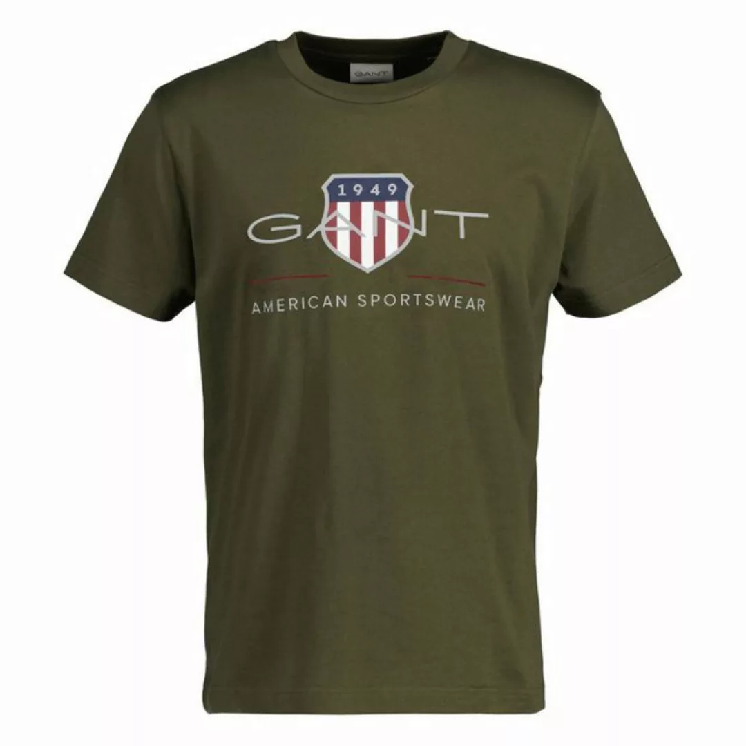 Gant T-Shirt Herren T-Shirt - REGULAR ARCHIVE SHIELD, Rundhals, (Packung, 1 günstig online kaufen