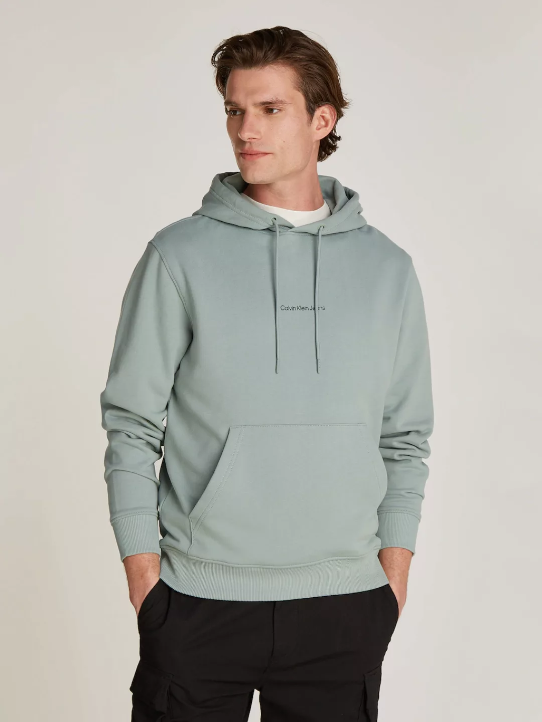 Calvin Klein Jeans Kapuzensweatshirt "GRID MONOGRAM HOODIE", mit Logoschrif günstig online kaufen