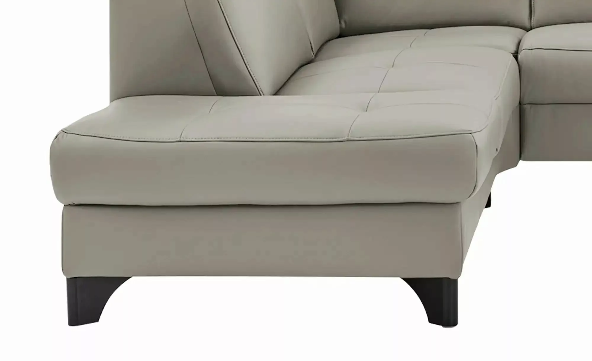 meinSofa Ecksofa Echtleder Linda ¦ grau ¦ Maße (cm): B: 261 H: 80 T: 209.0 günstig online kaufen