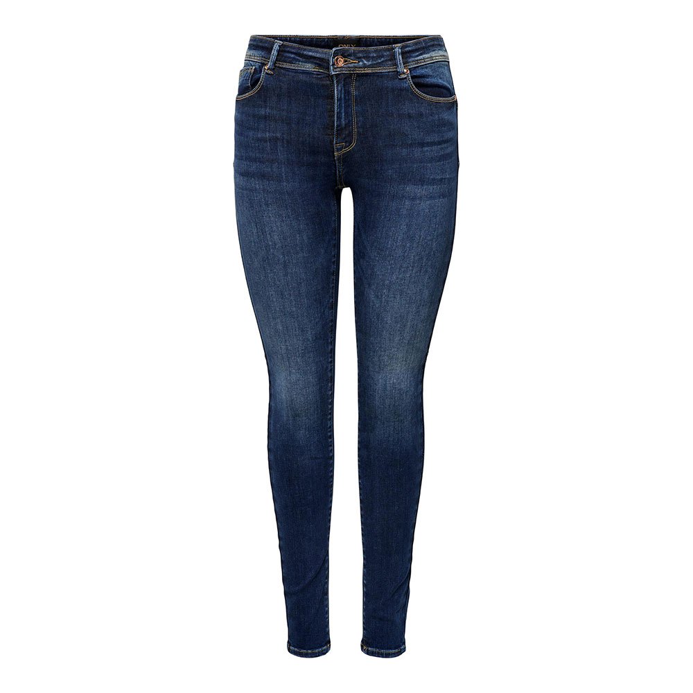 Only Push Shape Life Regular Skinny Jeans 30 Dark Blue Denim günstig online kaufen
