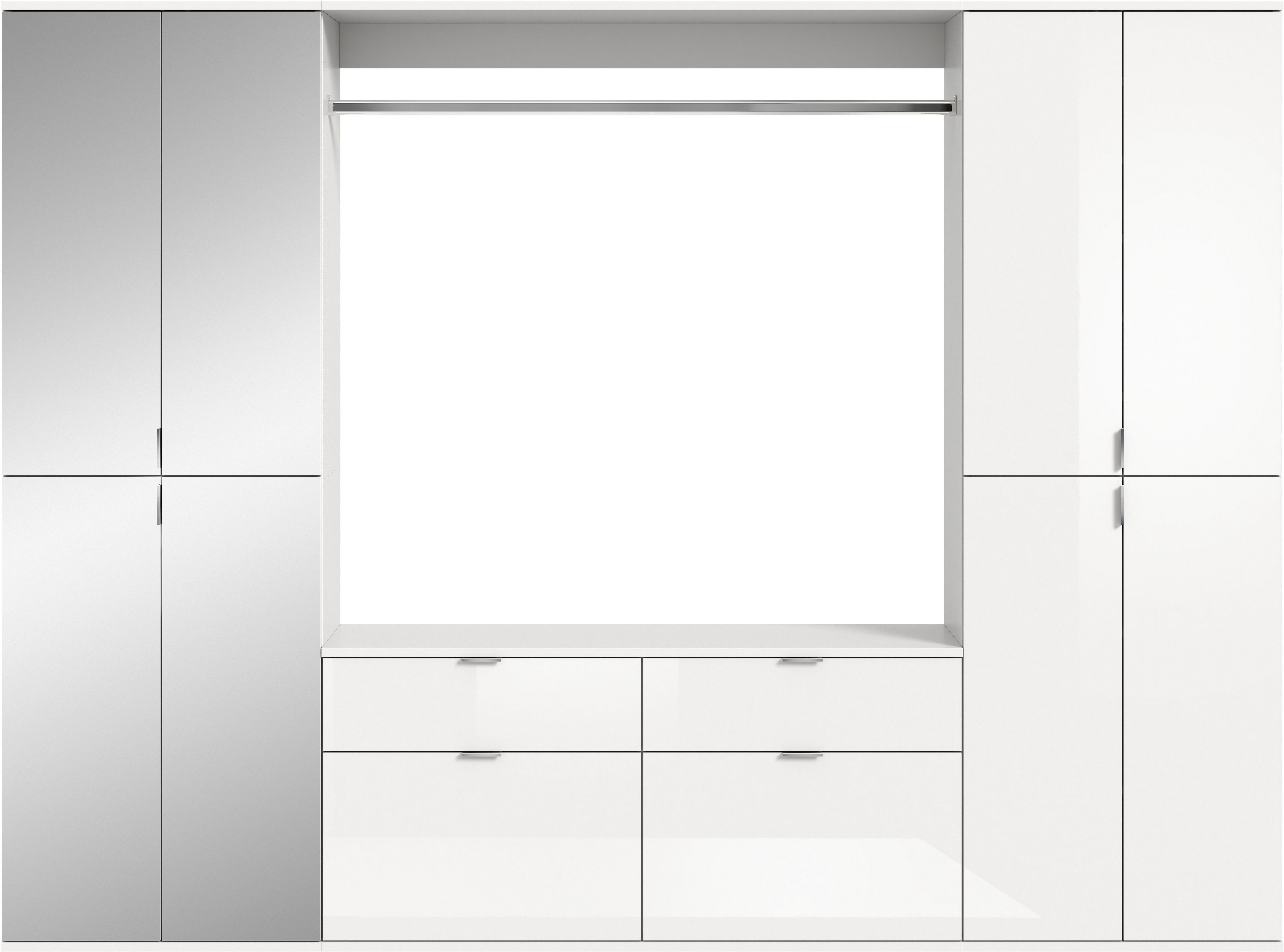 INOSIGN Garderoben-Set "Trondheim, Breite 243 cm, 5-teilig, bestehend aus:" günstig online kaufen
