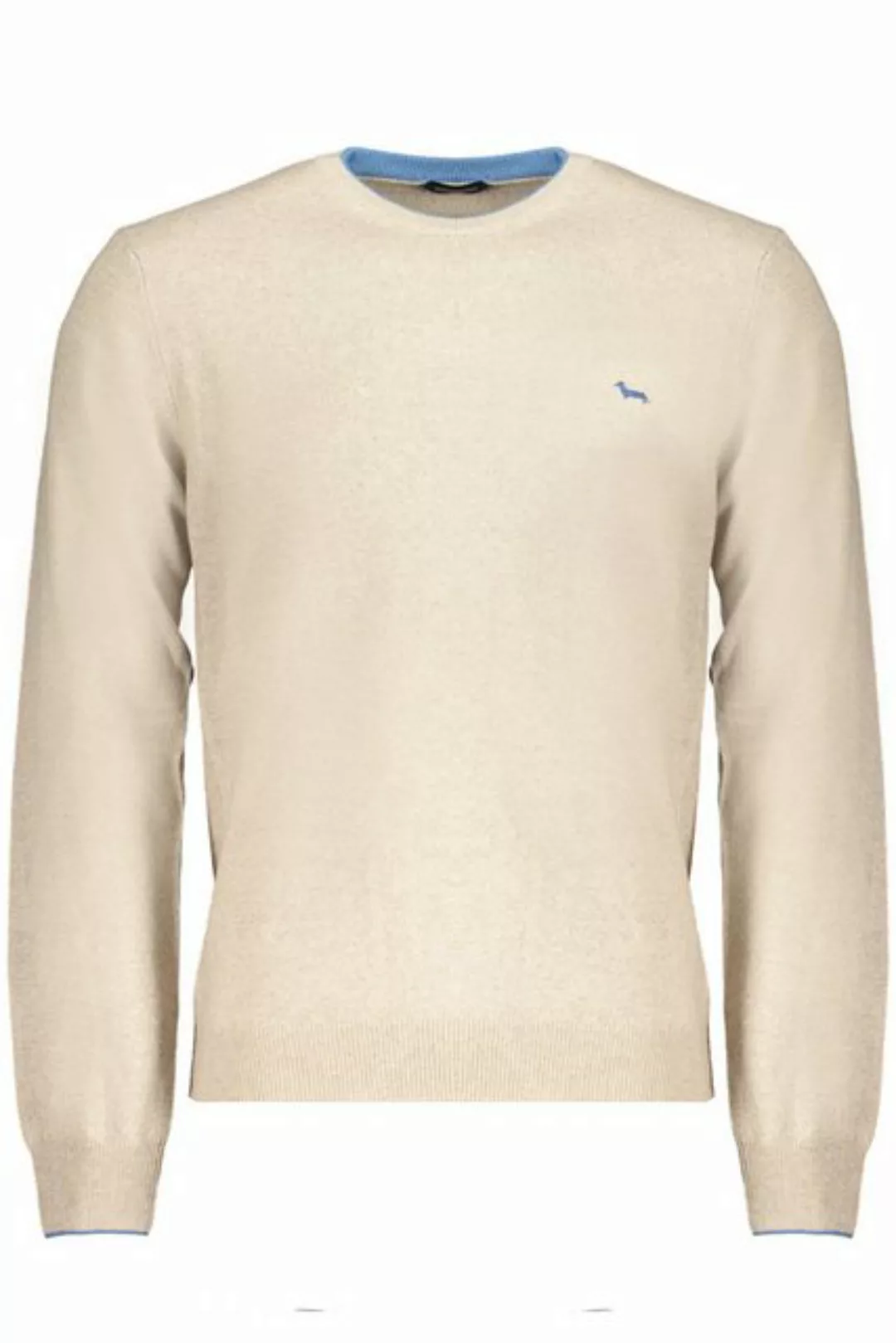 Harmont & Blaine Strickpullover Eleganter Herrenpullover beige mit Kontrast günstig online kaufen