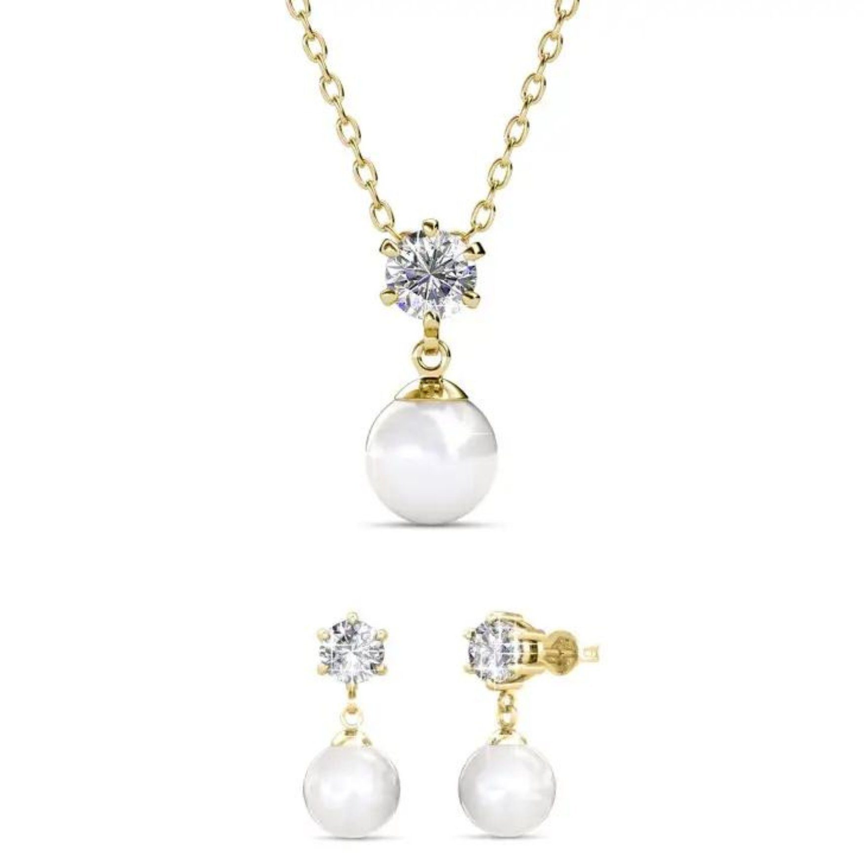 Ella Eisvogel Schmuckset 3-tlg. Pauline: Goldkette günstig online kaufen