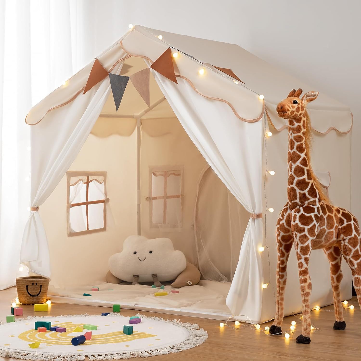 besrey Spielzelt 2 IN 1 Kinderzelt, günstig online kaufen