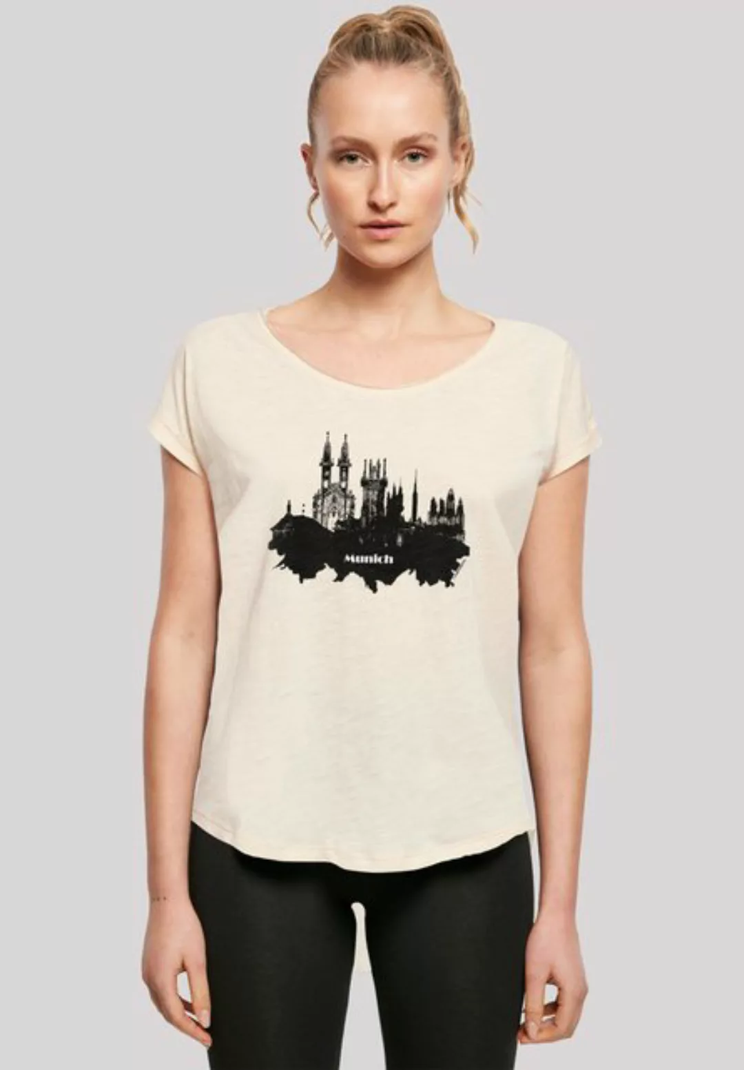 F4NT4STIC T-Shirt Cities Collection - Munich skyline Print günstig online kaufen