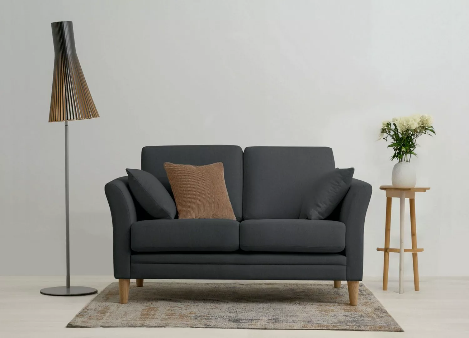 Home affaire 2-Sitzer "Arellano, Breite 155 cm", klassisches Design, 2 Zier günstig online kaufen