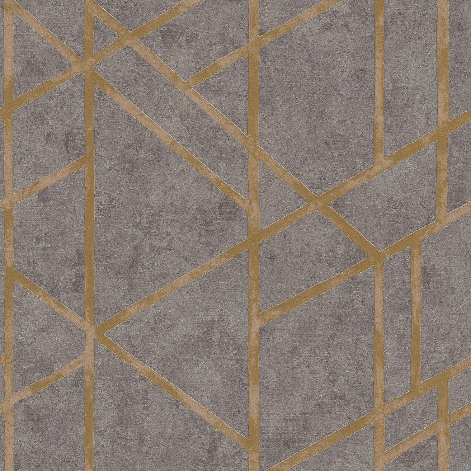 Bricoflor Art Déco Tapete in Betonoptik Taupe Vliestapete Geometrisches Mus günstig online kaufen