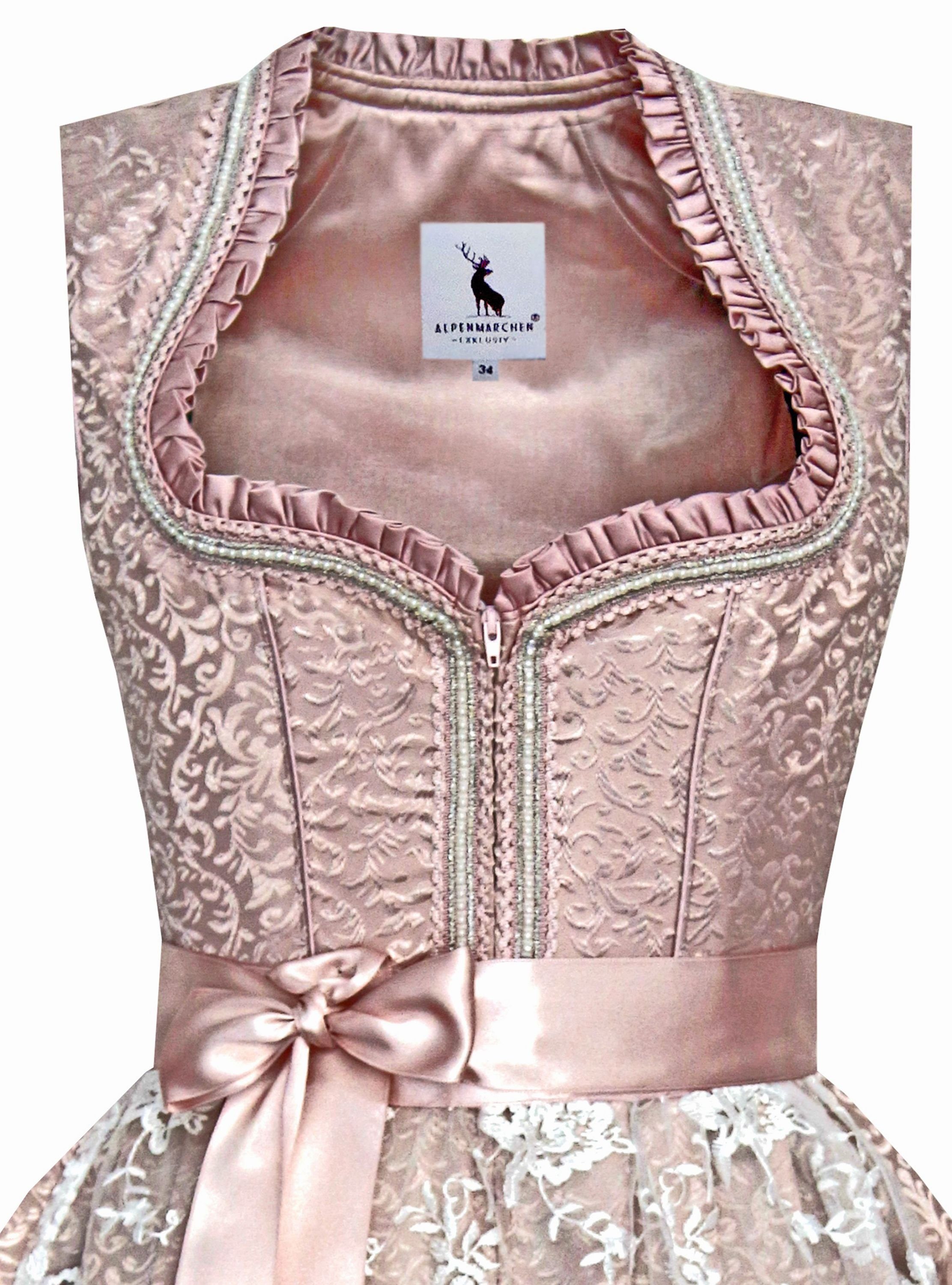 Alpenmärchen Dirndl Dirndl Ophelia in rosa günstig online kaufen